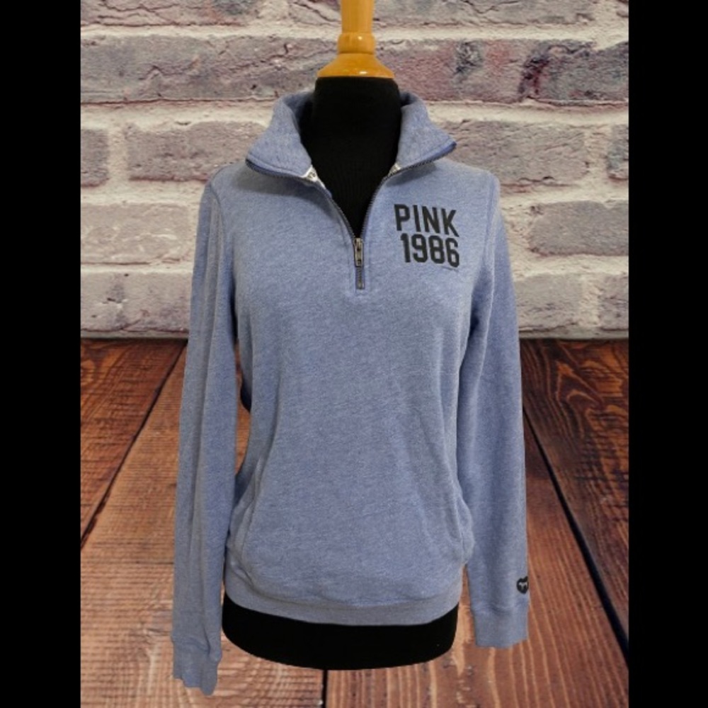 Women’s PINK Victoria’s Secret blue pullover small